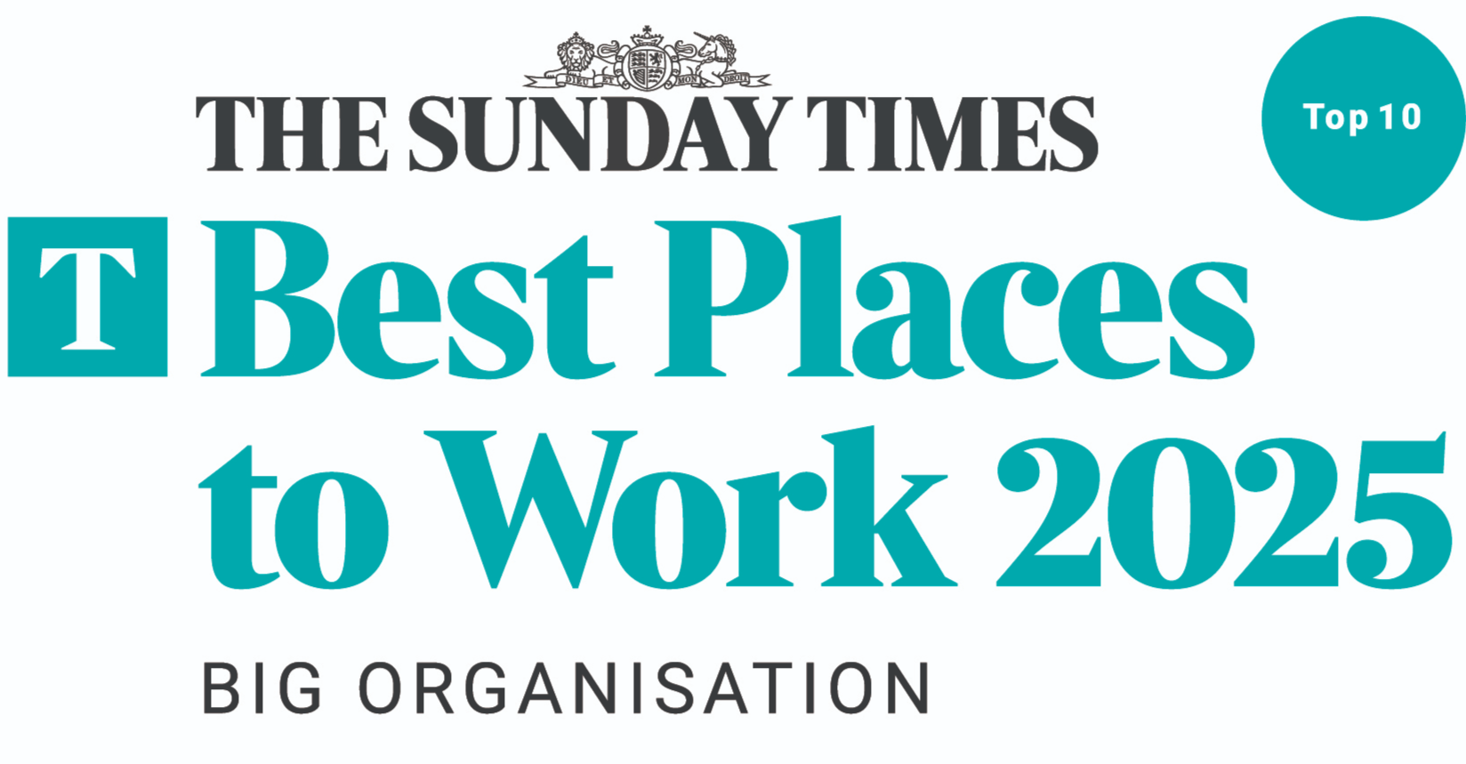 Sunday Times Best Places to Work winner